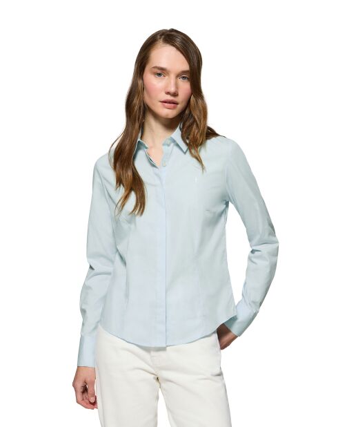 L-S Ethan blauwgroen hemd