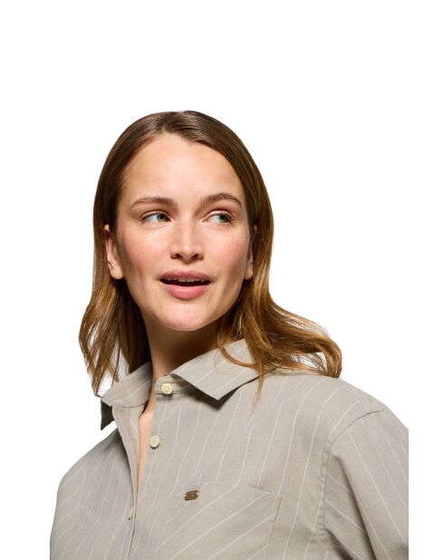 L-S Clara beige hemd