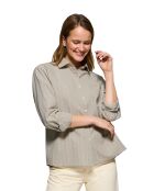 L-S Clara beige hemd