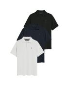 Set mit 2 mehrfarbigen S-S Apolline Poloshirts