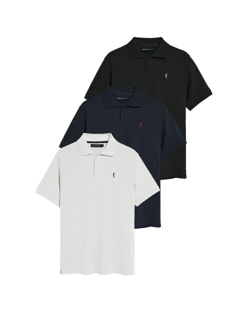 Set de 2 polos S-S Apolline multicolores