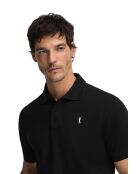 S-S Mehdi schwarzes Poloshirt