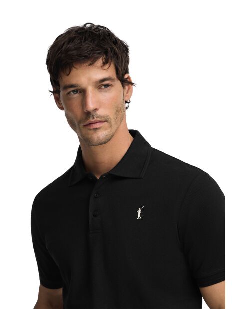 S-S Mehdi schwarzes Poloshirt