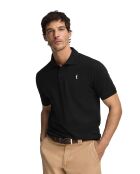 S-S Mehdi schwarzes Poloshirt