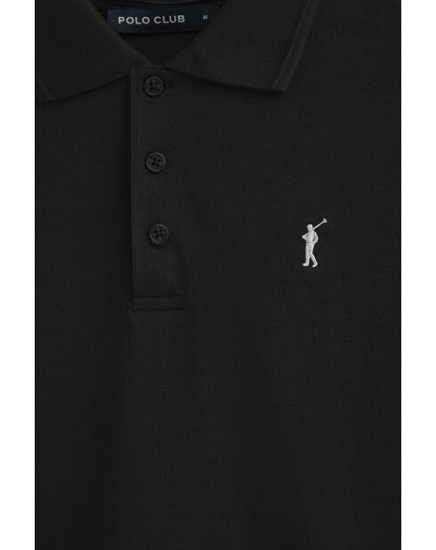 S-S Mehdi schwarzes Poloshirt