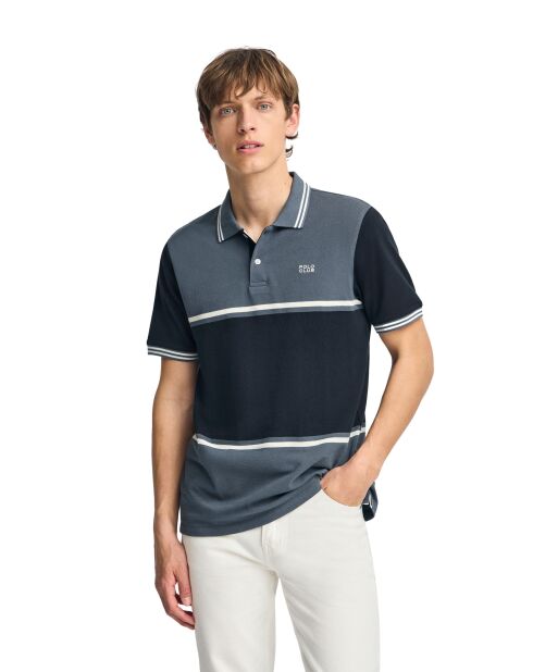 Polo azul vaquero S-S Noémie