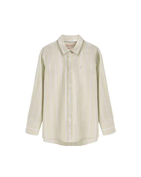 L-S Amaury beige hemd