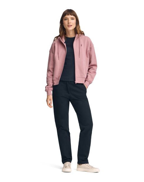 Patrice roze sweatshirt in poedervorm