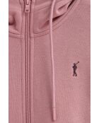 Patrice roze sweatshirt in poedervorm