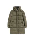 Blandine militaire groene jas