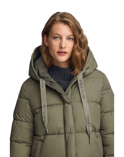 Blandine militaire groene jas