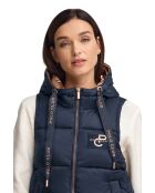 Mouwloze jas Adèle marine