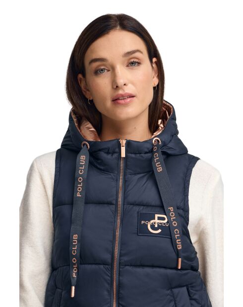 Mouwloze jas Adèle marine