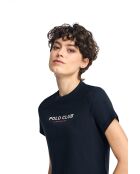 S-S Suzanne marineblaues T-Shirt