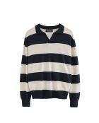 Pull Valéry marine-écru