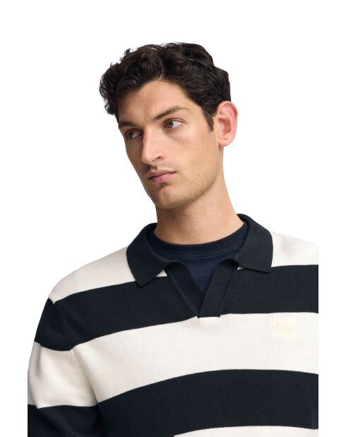 Pull Valéry marine-écru