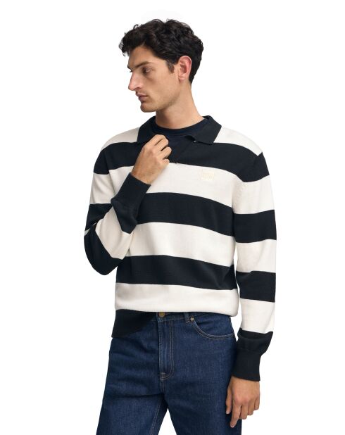 Pull Valéry marine-écru