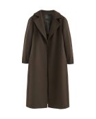 Abrigo Salomé marrón oscuro