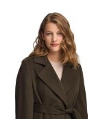 Abrigo Salomé marrón oscuro