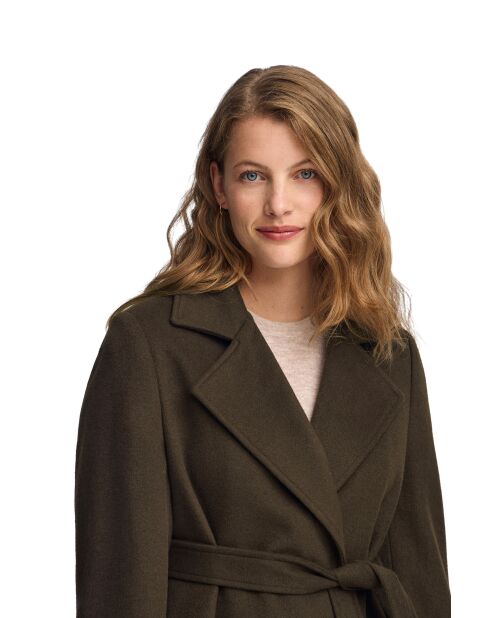 Abrigo Salomé marrón oscuro