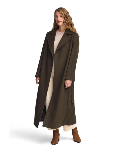 Abrigo Salomé marrón oscuro