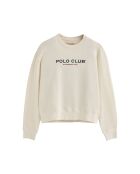 Serge ecrufarbenes Sweatshirt