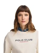 Serge ecrufarbenes Sweatshirt