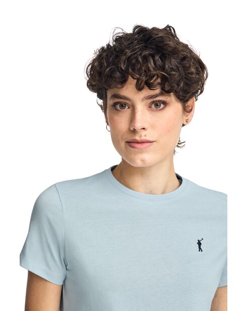 S-S Caroline T-shirt paste blauw