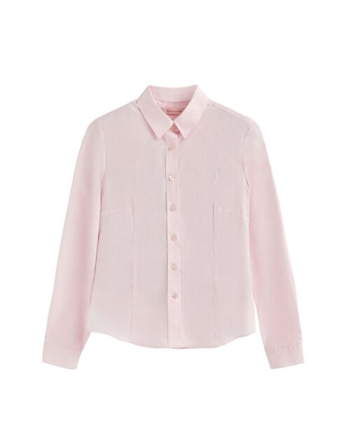 Chemise L-S Ulysse rose