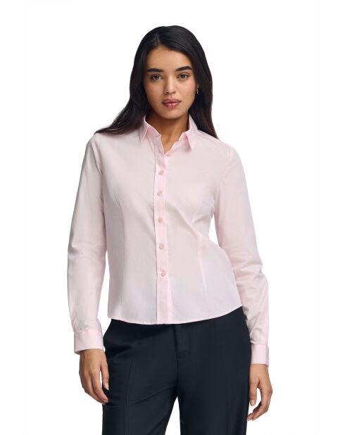 Chemise L-S Ulysse rose