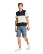 Polo azul marino S-S Celia