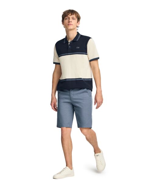 Polo azul marino S-S Celia