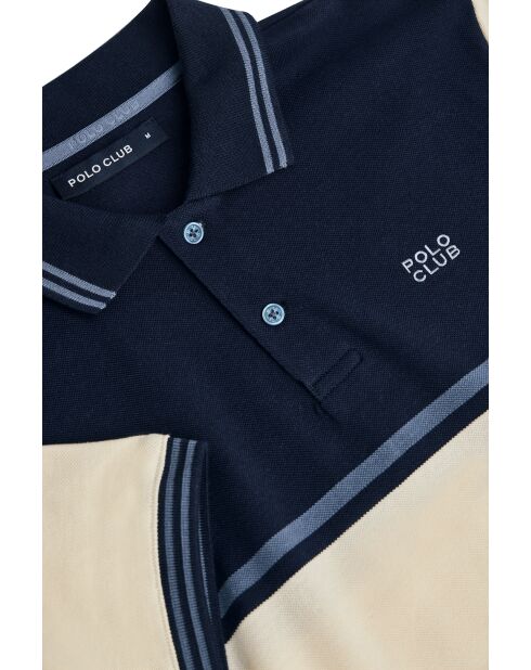 Polo azul marino S-S Celia