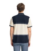 Polo azul marino S-S Celia