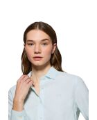 Paul Aquamarine Oxford-hemd met blokhak