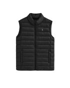 Schwarze ärmellose Jacke Maud