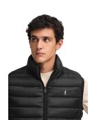 Schwarze ärmellose Jacke Maud