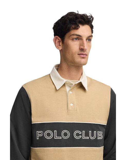 Walid hellbraunes Poloshirt