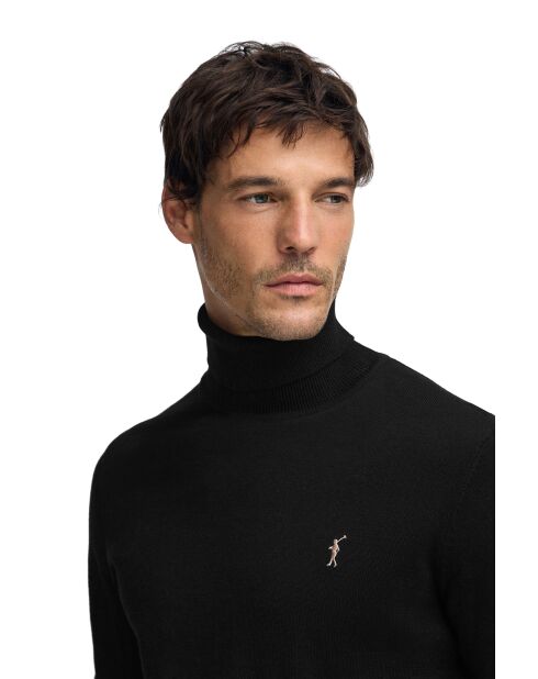 Schwarzer Pullover Lamine