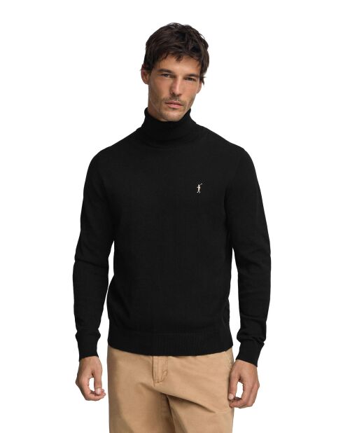 Schwarzer Pullover Lamine