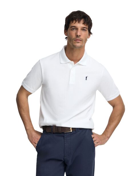 S-S Nabil weißes Poloshirt