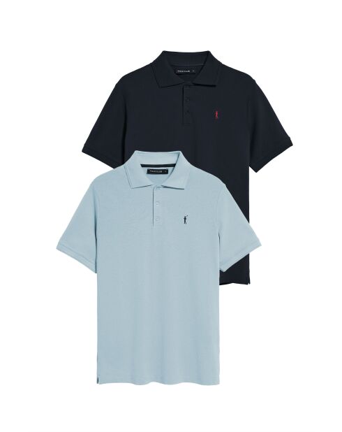 Set de 2 polos S-S Maëlys multicolores