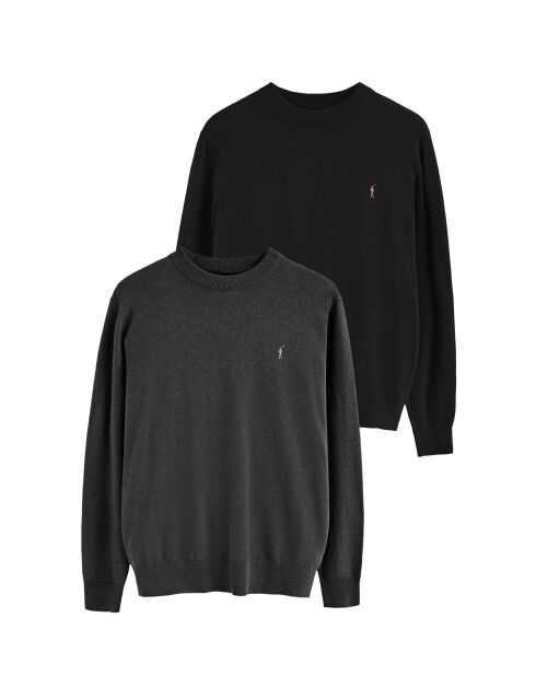 Set van 2 veelkleurige Joris truien