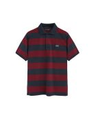 Samir marineblauw/rood S-S poloshirt