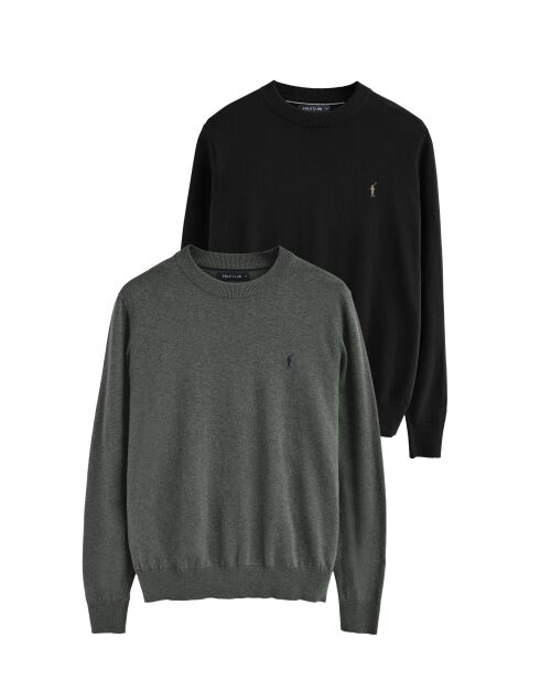 Lot de 2 Pulls Ruben multicolores