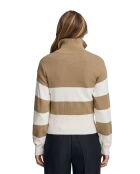 Jean-Daniel trui lichtbruin - ecru