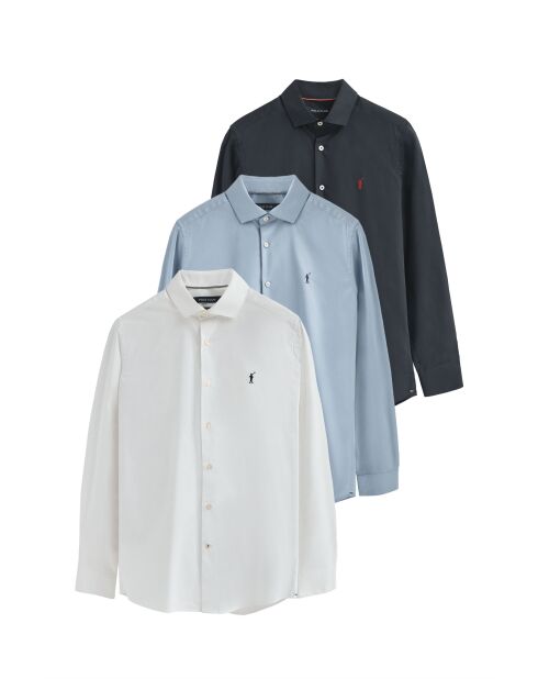 Lot de 3 Chemises Maël multicolores