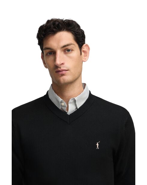 Blaise schwarzer Pullover