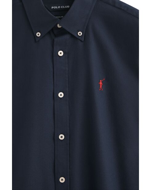 Marineblauw hemd L-S Erwan