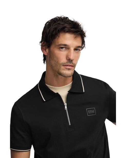 S-S Tarek schwarzes Poloshirt